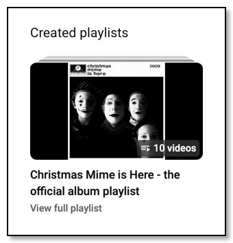 Youtube Album Playlist